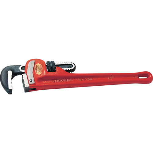 Straight Pipe Wrench #48, 6" Jaw Capacity, 48" Long, Powder Coated Finish Duraquip Inc
