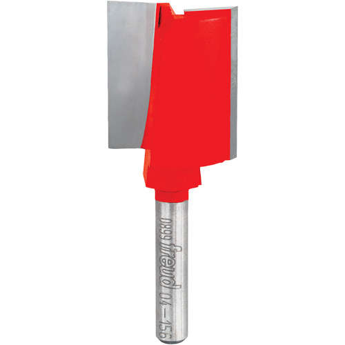 Router Bit - Double Flute Straight Bit, 1" Dia., 3/4" H, 2-9/16" L, 1/4" Shank Duraquip Inc