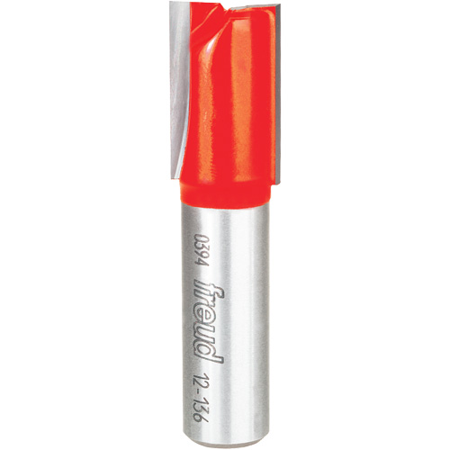 Router Bit - Double Flute Straight Bit, 5/8" Dia., 1-1/2" H, 2-1/2" L, 1/2" Shank Duraquip Inc