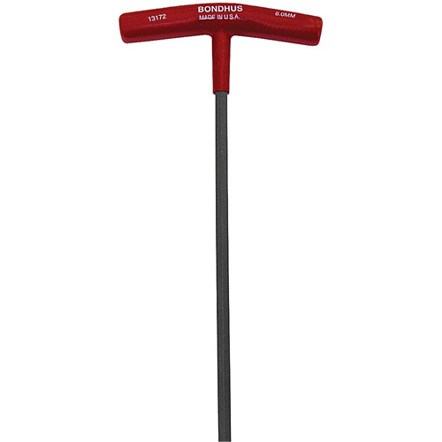 Individual Hex Keys - Metric, Hex End, 3 mm x 7.7" L, T Handle Duraquip Inc
