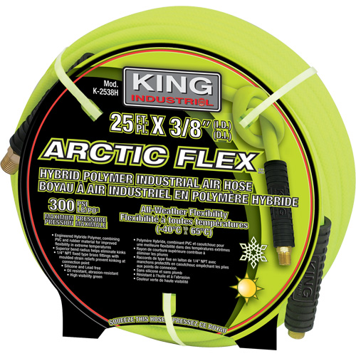 25' Hybrid Polymer Industrial Air Hose Duraquip Inc