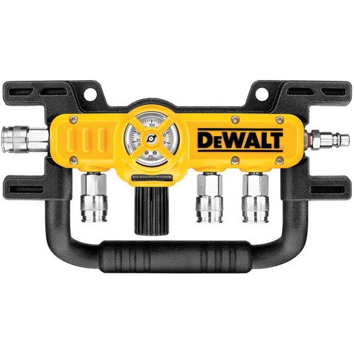 Quadraport 4-Port Line Splitter with Regulator Duraquip Inc