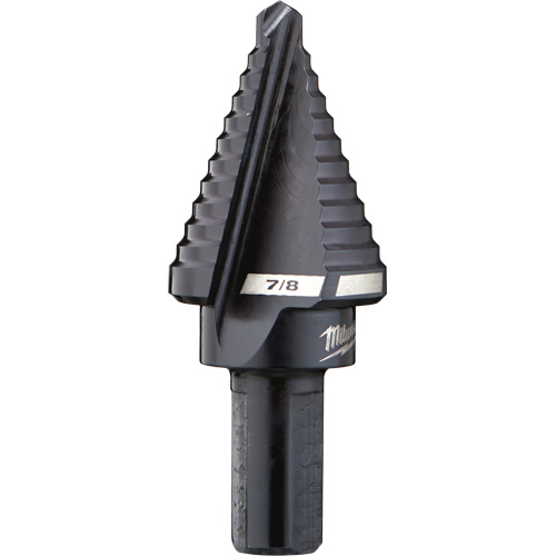 #7 Step Drill Bit, 7/8" - High Speed Steel Duraquip Inc