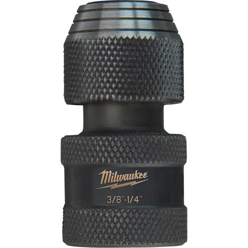 Adaptateur de douille carr&eacute;e &agrave; hexagonale pour tournevis &agrave; percussion Shockwave, Chocs, Prise 1/4", Douille 3/8", 1,875" lo Duraquip Inc