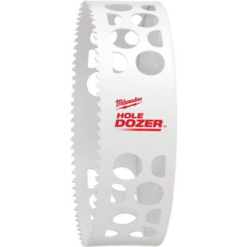 Hole Dozer Hole Saw, 6", 1-5/8" Depth of Cut, Bi-Metal Duraquip Inc