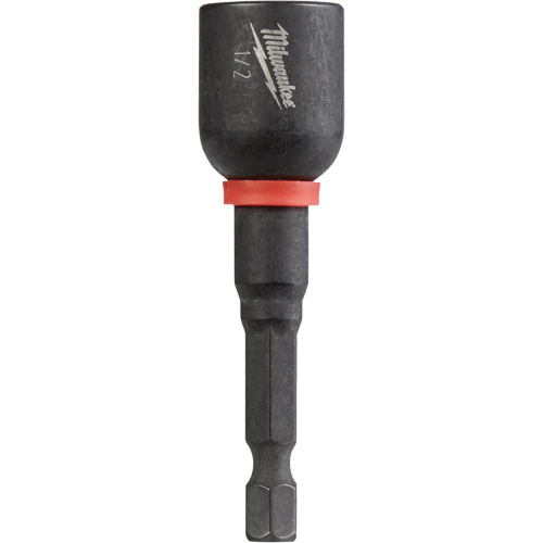 Shockwave Impact Duty Nut Driver, 1/4" Tip, 1/2" Drive, 2-9/16" L, Magnetic Duraquip Inc