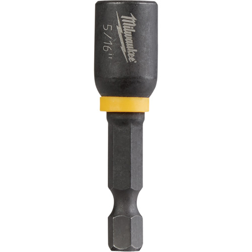 Shockwave Impact Duty Nutsetter, 1/4" Tip, 5/16" Drive, 1-7/8" L, Magnetic Duraquip Inc
