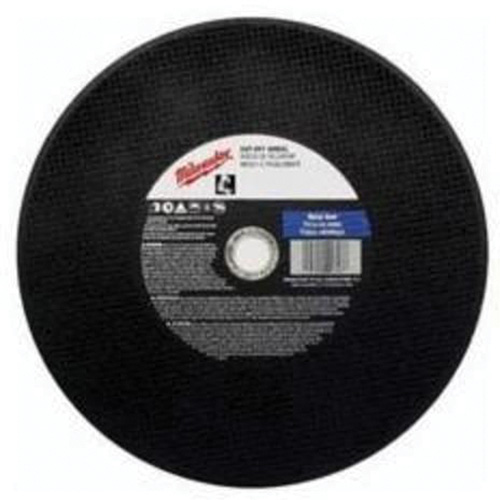 General Purpose Cut-Off Wheels, 14" x 3/32", 1" Arbor, Type 1, Aluminum Oxide, 4365 RPM Duraquip Inc