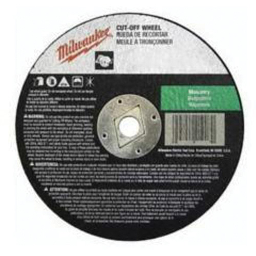 Reinforced Cut-Off Wheels, 7" x 1/8", 5/8" Arbor, Type 1, Silicon Carbide, 8730 RPM Duraquip Inc