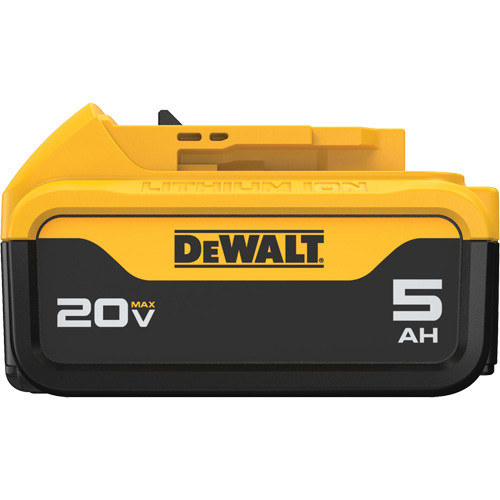 Max XR&reg; Premium Battery Pack, Lithium-Ion, 20 V, 5 A Duraquip Inc