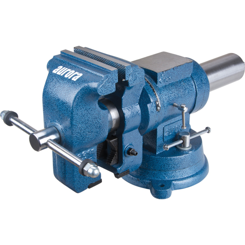 Multi-Purpose Bench Vise, 5" Jaw Width, 3-1/10" Throat Depth Duraquip Inc