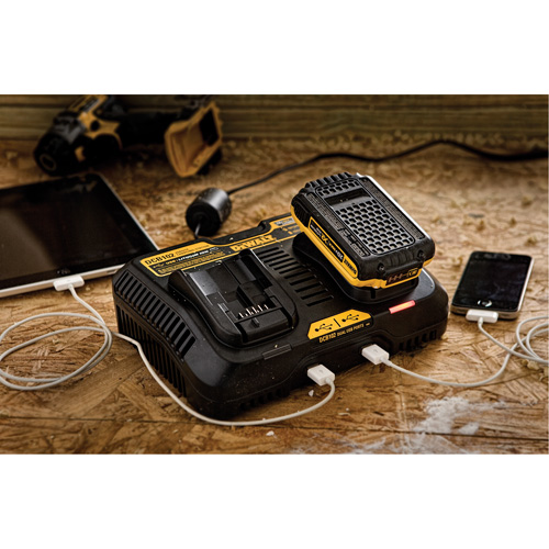 Borne de recharge Max pour chantier, 12 V/20 V, Lithium-ion Duraquip Inc