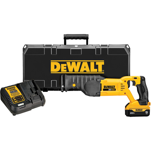 Ensemble de scie alternative Max, 20 V, Lithium-ion Bloc-pile, 0-3000 coups/min Duraquip Inc