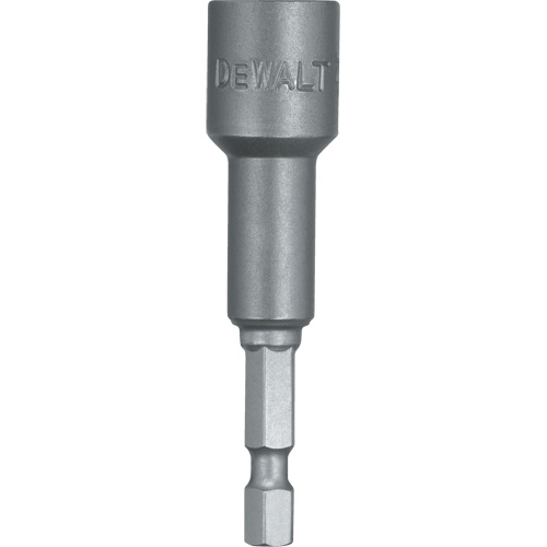 Nutdriver, 7/16" Tip, 1/4" Drive, 1-7/8" L, Magnetic Duraquip Inc