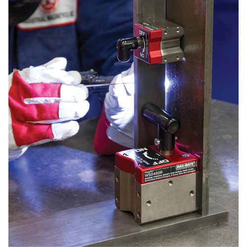 Mag90 On/Off Magnetic Squares, 3" L x 2-1/2" W x 4-5/8" H, 450 lbs. Duraquip Inc
