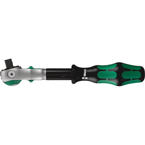 Zyklop Speed Ratchet with Sleeve & 5 Positions Head, 3/8" Drive, Ergonomic Handle Duraquip Inc