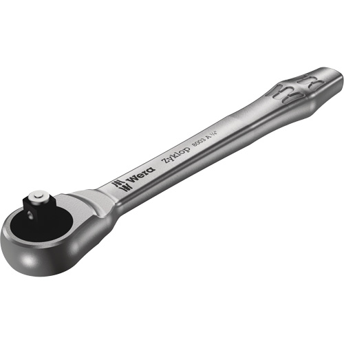 Zyklop Metal Ratchet 1/4 Push Through , 1/4" Drive, Plain Handle Duraquip Inc