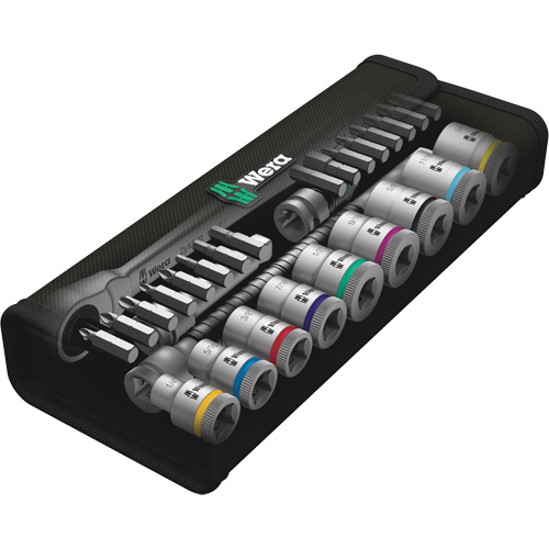 Zyklop Imperial Metal Ratchet with Switch Lever Set, 29 Pcs, 3/8" Drive Size Duraquip Inc