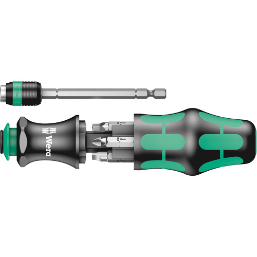 Tournevis Multi 26 Kraftform Kompakt, 7-11/16" lo, Prise Plastique Duraquip Inc