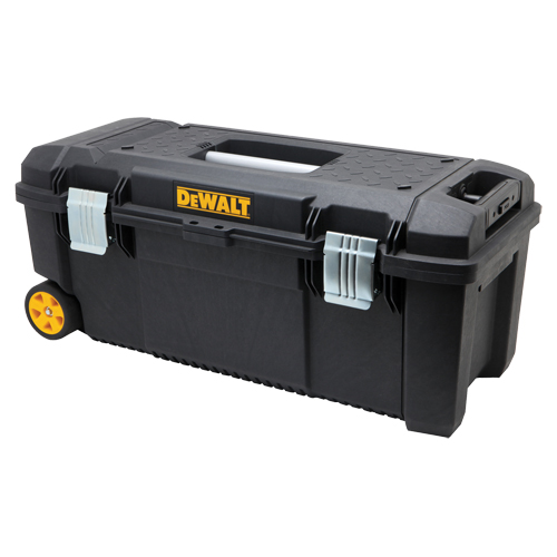Tool Box on Wheels, 12-1/2" W x 28-1/2" D x 12" H, Black Duraquip Inc