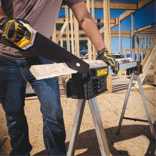Metal Folding Sawhorse Duraquip Inc