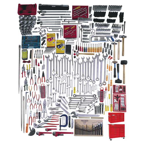 Jeu maître avec boîtes &agrave; outils, 835 morceaux Duraquip Inc
