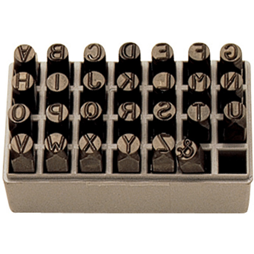 Letter Hand Stamp Set, 27 Pieces Duraquip Inc