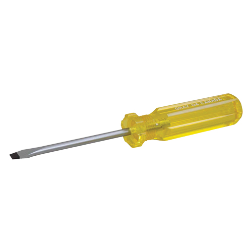 Tournevis &agrave; fente, 3/8", 14-1/2" lo, Prise Plastique Duraquip Inc