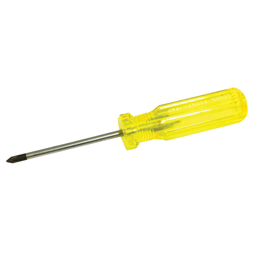 Phillips Screwdriver, #1, 6-3/4" L, Plastic Handle Duraquip Inc