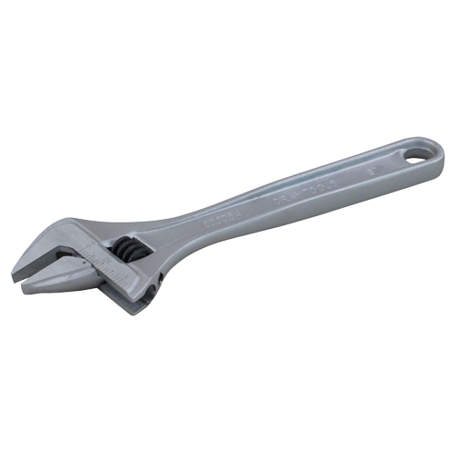 Adjustable Wrench, 6" L, 1" Max Width, Plain Duraquip Inc
