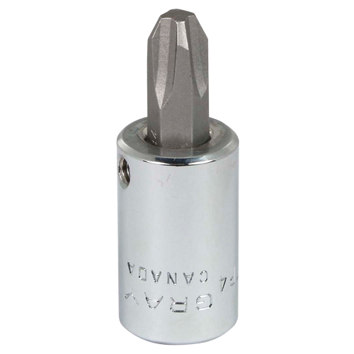 Head Socket, Phillips, #4 x 1.93" L, 3/8" Square Drive Drive Duraquip Inc