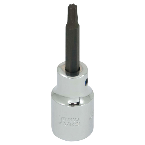 Socket, Torx&reg;, T-27 x 3" L, 1/2" Square Drive Drive Duraquip Inc