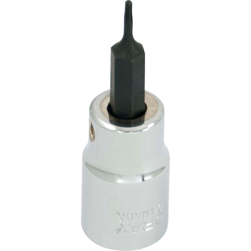 Bit Socket, Torx&reg;, T6 x 2-1/8" L, 3/8" Drive Duraquip Inc