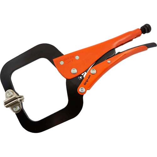 Locking Pliers, 11-3/4" Length, C-Clamp Duraquip Inc