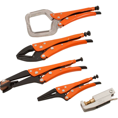 Welding Locking Plier Set, 5 Pieces Duraquip Inc
