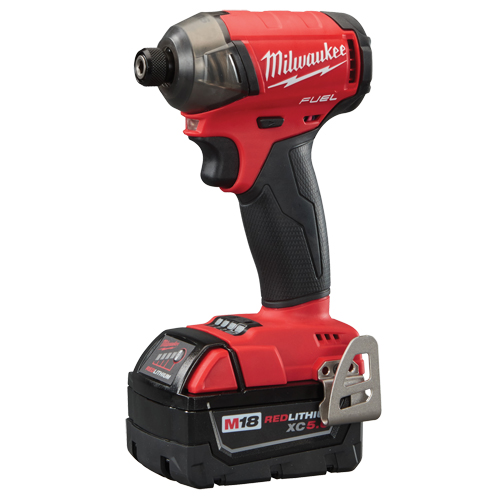 Ensemble de tournevis hexagonal hydraulique &agrave; percussion 1/4" M18 Fuel Surge, 1/4", 37,5 lb-pi Couple max., 18 V Duraquip Inc