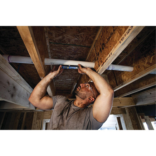 250 Series Heavy-Duty Torpedo Level, 9" L, Aluminum, 4 Vials, Magnetic Duraquip Inc