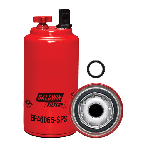 BF46065-SPS Fuel/Water Separator Spin-on with Drain, Sensor Port and Reusable Sensor Duraquip Inc