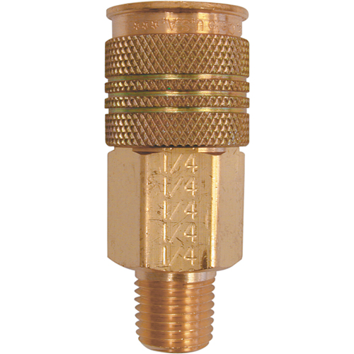 Raccord rapide Uniquik, Laiton Duraquip Inc