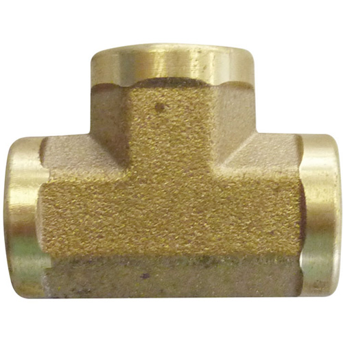 Female Pipe Tees, Brass, 3/8" Duraquip Inc
