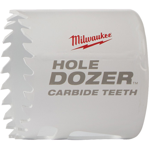 Hole Dozer Saw with Carbide Teeth, 2", 1-63/100" Depth of Cut, Carbide Duraquip Inc
