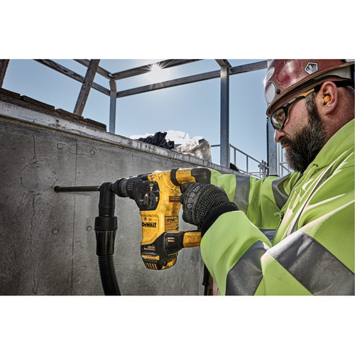 L-Shape SDS Plus Rotary Hammer, 3/16" - 7/8", 8.5 A, 0-5200 BPM BPM, 0-1150 RPM RPM, 2.58 ft.-lbs. Duraquip Inc