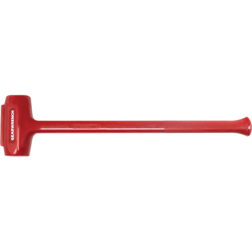 Sledge Head Dead Blow Hammer, 10.86 lbs., Smooth Grip, 30" L Duraquip Inc