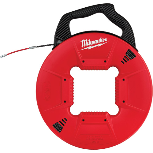 Ruban de tirage avec guide flexible en m&eacute;tal Duraquip Inc