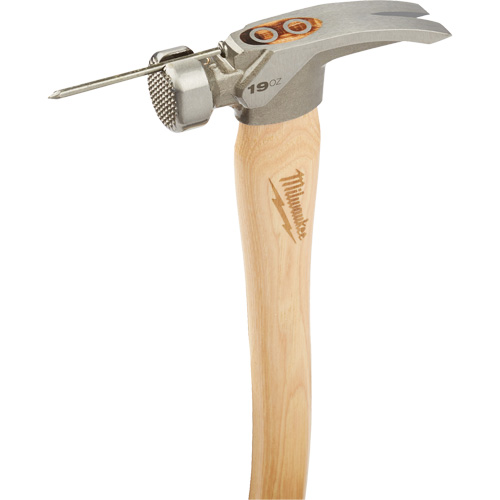Marteau de charpente &agrave; face usin&eacute;e, 19 oz., Prise en Bois, 16" lo Duraquip Inc