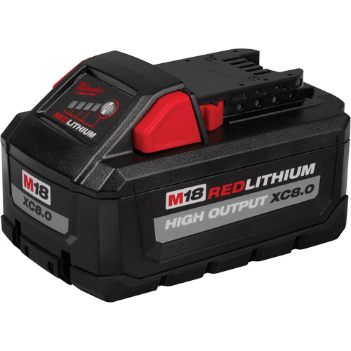 M18 Redlithium High Output XC8.0 Battery Pack, Lithium-Ion, 18 V, 8.0 Ah Duraquip Inc