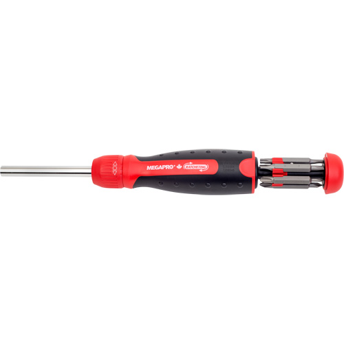 Ratcheting Tamperproof Screwdriver, 8-1/2" L, Cushion Grip Handle Duraquip Inc
