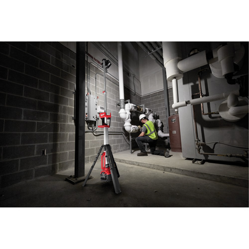 M18 Rocket Dual Power Tower Light, LED, 2500 Lumens, Aluminum Housing Duraquip Inc