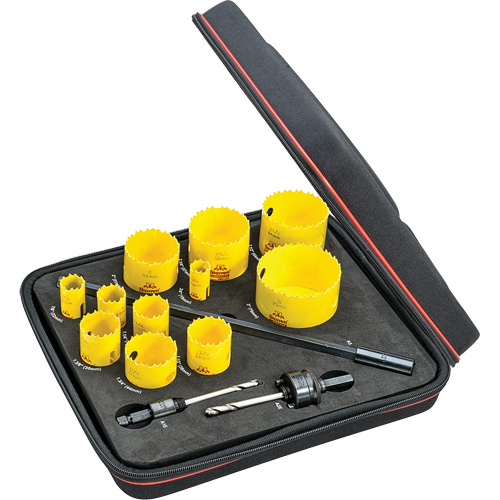 Trousse de scies-cloches industrielles, 14 morcea Duraquip Inc