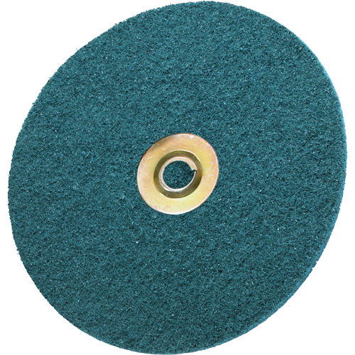 Disque de conditionnement de surface Scotch-Brite, 4-1/2" dia., Grain Moyen, Oxyde d'aluminium Duraquip Inc
